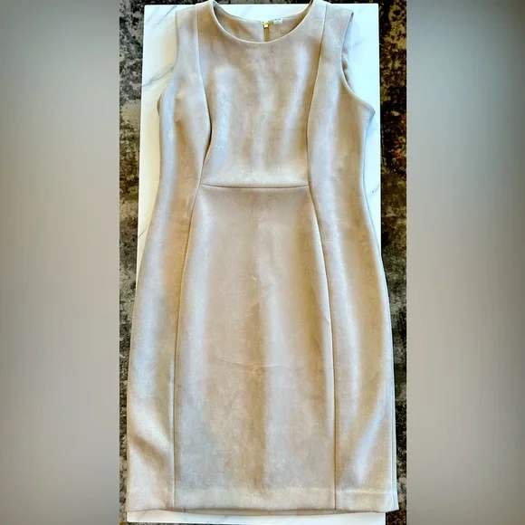 Calvin Klein | Dresses | Calvin Klein Suede Beige Midi Dress Size 4 | Poshmark Calvin Klein | Dresses | Calvin Klein Suede Beige Midi Dress Size 4 | Poshmark